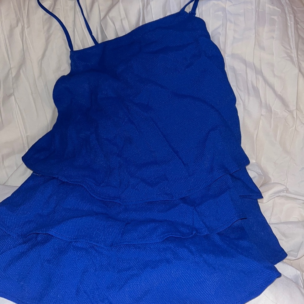 Blue tank size small new